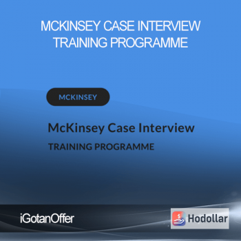 iGotanOffer - McKinsey Case Interview Training Programme