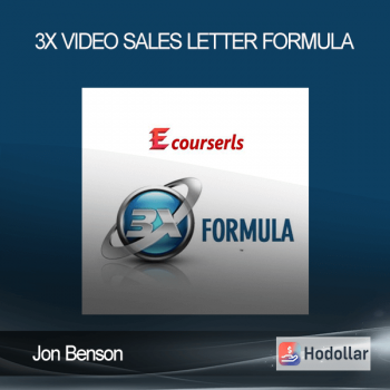 Jon Benson – 3X Video Sales Letter Formula