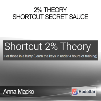 Anna Macko - 2% Theory: Shortcut Secret Sauce