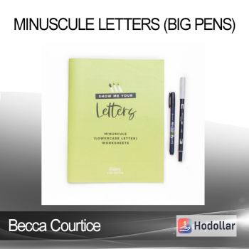 Becca Courtice - Minuscule Letters (Big Pens)
